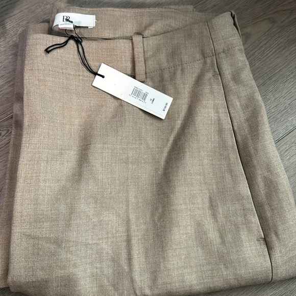 NWT! Banana Republic High-Rise Modern Straight Lightweight Wool Flannel- 12 Long - Picture 5 of 5